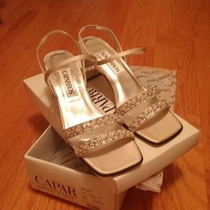 Caparros strappy beaded sandals brand new